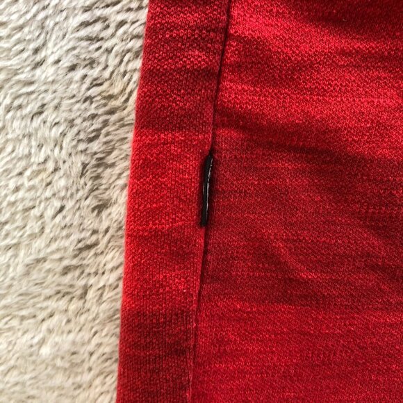 Volcom Mens Polo Shirt Medium Striped Casual Lightweight Short Sleeve Red Y2K - Picture 9 of 13